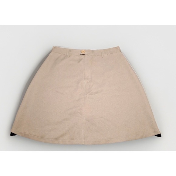 Fallas Paredes Pants - Fallas Paredes Womens Tan A-Line Skort Size 20 High Rise Casual Workwear Beige